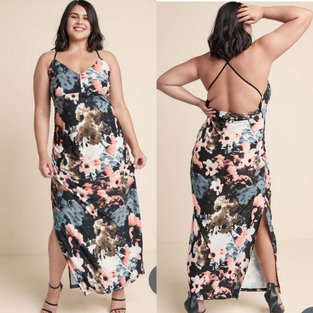 Long floral dress